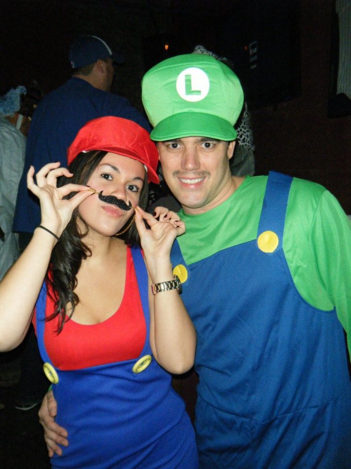 Mario Luigi Couple Costume
 Mario and luigi halloween costumes for couples BigDIYIdeas