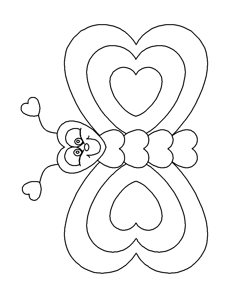 valentine coloring pages and crafts - photo #24