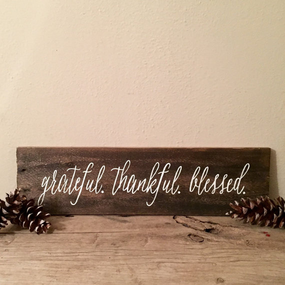 Grateful thankful blessed - BigDIYIdeas.com