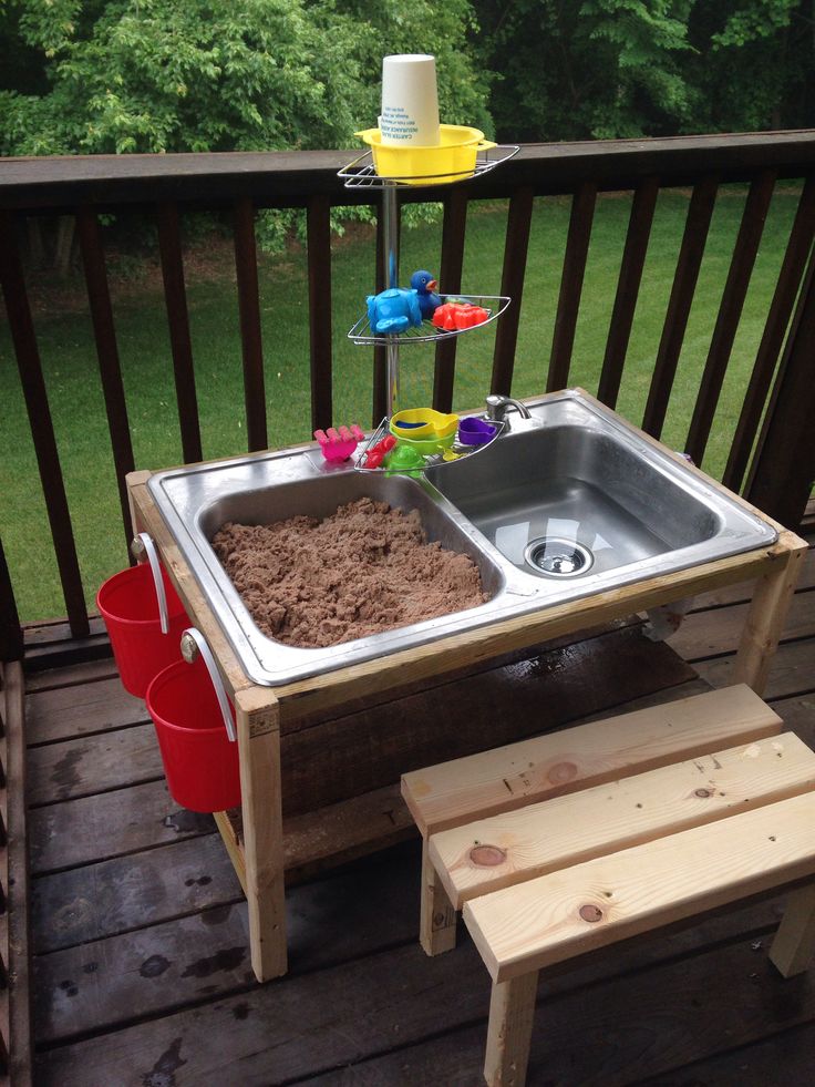 childrens sand pit table