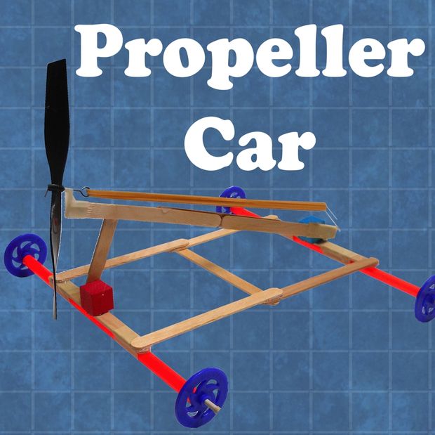 How To Make A Propeller Balloon Car 18