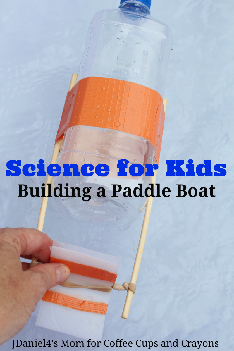 Science for Kids Build a Paddle Boat - BigDIYIdeas.com