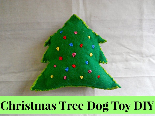 Do It Yourself Christmas Tree Dog Chew Toy