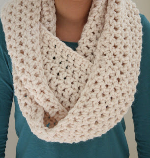 Easy infinity scarf knit pattern