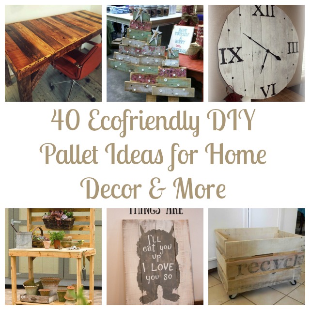 40 Ecofriendly DIY  Pallet Ideas  for Home  Decor More