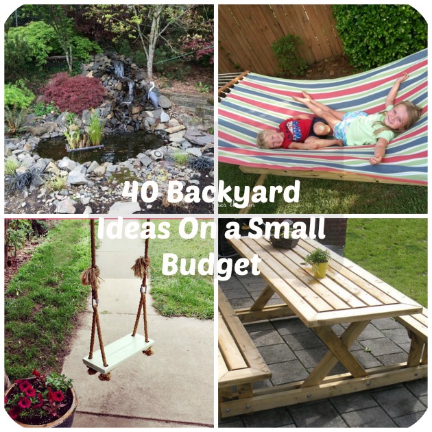 40 DIY Backyard Ideas On a Small Budget