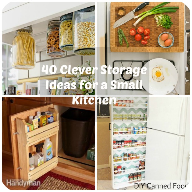 40 clever storage ideas for a small kitchen