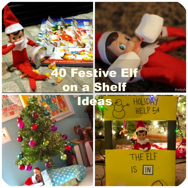 40 Festive, Funny Elf on a Shelf Ideas