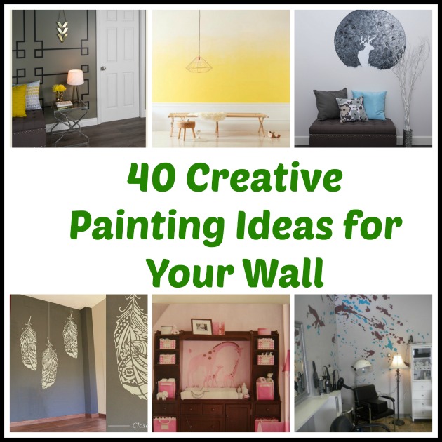 40 Creative Painting  Ideas  for Your Wall
